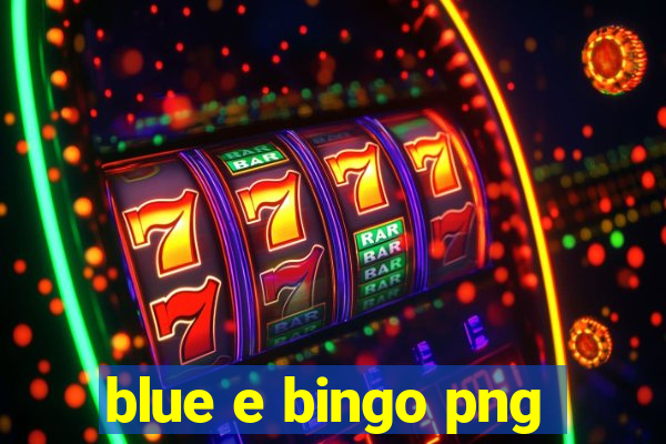 blue e bingo png